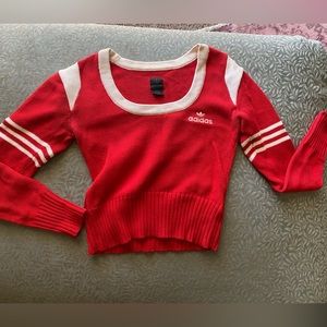Adidas cropped sweater